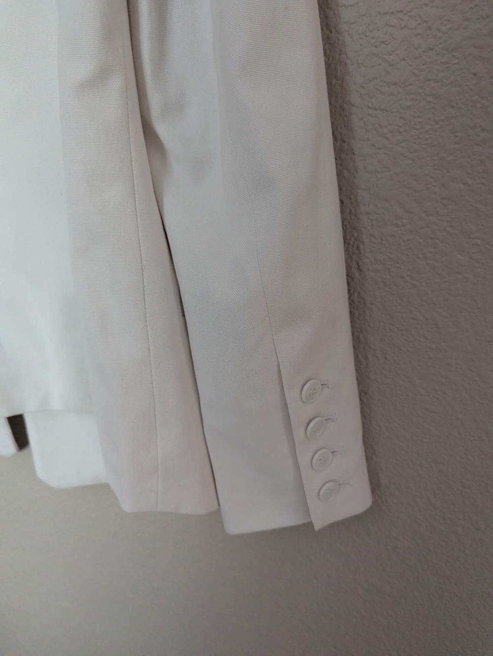 Diane Von Furstenberg Geo Lined Blazer Size 6 Off-White - Picture 6 of 13